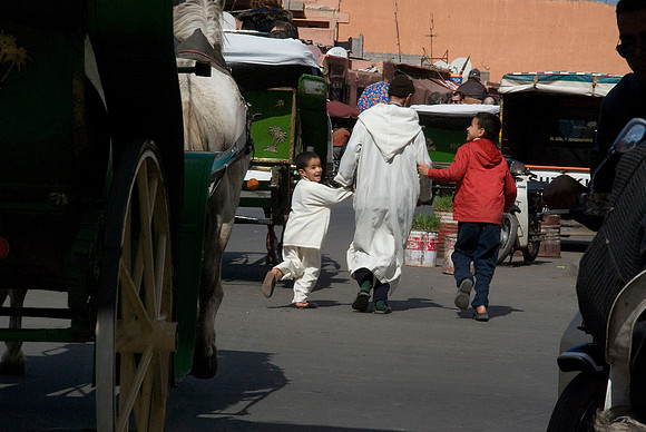 Traffic in Marrakesh